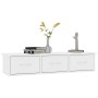Estante cajones para pared contrachapada blanco 88x26x18,5 cm de , Estantes y estanterías - Ref: Foro24-800594, Precio: 56,98...
