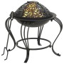 Brasero con atizador acero 49 cm de , Chimeneas - Ref: Foro24-311886, Precio: 84,98 €, Descuento: %