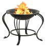 Brasero con atizador acero 49 cm de , Chimeneas - Ref: Foro24-311886, Precio: 84,98 €, Descuento: %