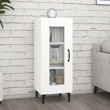 Aparador de madera contrachapada blanco 34,5x34x90 cm de , Aparadores - Ref: Foro24-812402, Precio: 57,05 €, Descuento: %