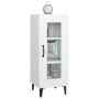 Aparador de madera contrachapada blanco 34,5x34x90 cm de , Aparadores - Ref: Foro24-812402, Precio: 57,05 €, Descuento: %