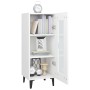 Aparador de madera contrachapada blanco 34,5x34x90 cm de , Aparadores - Ref: Foro24-812402, Precio: 57,05 €, Descuento: %