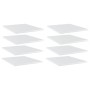 Estante estantería 8uds contrachapada blanco brillo 40x50x1,5cm de , Estanterías - Ref: Foro24-805197, Precio: 45,68 €, Descu...