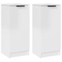 Aparadores 2 uds madera contrachapada blanco brillo 30x30x70 cm de , Aparadores - Ref: Foro24-811146, Precio: 66,79 €, Descue...