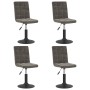Sillas de comedor giratorias 4 unidades terciopelo gris oscuro de , Sillas de comedor - Ref: Foro24-3089290, Precio: 256,25 €...