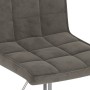 Sillas de comedor giratorias 4 unidades terciopelo gris oscuro de , Sillas de comedor - Ref: Foro24-3089290, Precio: 256,25 €...