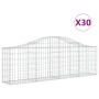 Cestas de gaviones 30 uds forma de arco hierro 200x30x60/80 cm de , Maceteros y jardineras - Ref: Foro24-3145405, Precio: 2,0...
