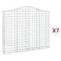 Cestas gaviones 7 uds forma de arco hierro 200x30x160/180 cm de , Maceteros y jardineras - Ref: Foro24-3145498, Precio: 1,00 ...