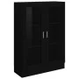Vitrina de madera contrachapada negro 82,5x30,5x115 cm de vidaXL, Librerías y estanterías - Ref: Foro24-802751, Precio: 90,44...