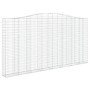 Cestas de gaviones 4 uds forma de arco hierro 400x30x200/220 cm de , Maceteros y jardineras - Ref: Foro24-3145893, Precio: 94...