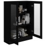 Vitrina de madera contrachapada negro 82,5x30,5x115 cm de vidaXL, Librerías y estanterías - Ref: Foro24-802751, Precio: 91,69...