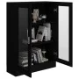 Vitrina de madera contrachapada negro 82,5x30,5x115 cm de vidaXL, Librerías y estanterías - Ref: Foro24-802751, Precio: 90,44...