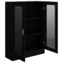 Vitrina de madera contrachapada negro 82,5x30,5x115 cm de vidaXL, Librerías y estanterías - Ref: Foro24-802751, Precio: 90,44...