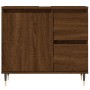 Set de muebles baño 3 pzas madera contrachapada roble marrón de , Muebles de baño - Ref: Foro24-3190220, Precio: 184,56 €, De...