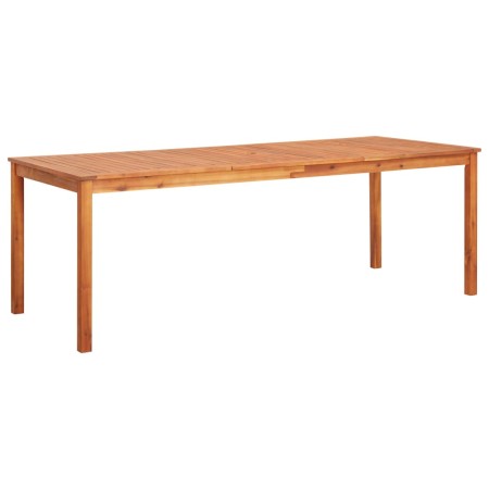 Mesa de jardín madera maciza de acacia 215x90x74 cm de , Mesas de jardín - Ref: Foro24-45963, Precio: 340,12 €, Descuento: %