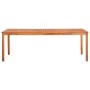 Mesa de jardín madera maciza de acacia 215x90x74 cm de , Mesas de jardín - Ref: Foro24-45963, Precio: 340,12 €, Descuento: %
