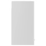 Armario colgante vidrio y madera ingeniería blanco brillo de vidaXL, Armarios de cocina - Ref: Foro24-802526, Precio: 73,33 €...