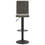 Taburete de cocina de terciopelo gris oscuro de , Taburetes de cocina - Ref: Foro24-335753, Precio: 84,54 €, Descuento: %