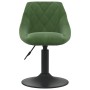 Sillas de comedor giratorias 2 unidades terciopelo verde oscuro de , Sillas de comedor - Ref: Foro24-335330, Precio: 99,78 €,...