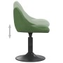 Sillas de comedor giratorias 2 unidades terciopelo verde oscuro de , Sillas de comedor - Ref: Foro24-335330, Precio: 99,78 €,...
