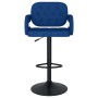 Taburetes de cocina 2 unidades tela azul de , Taburetes de cocina - Ref: Foro24-335621, Precio: 168,83 €, Descuento: %
