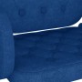 Taburetes de cocina 2 unidades tela azul de , Taburetes de cocina - Ref: Foro24-335621, Precio: 168,83 €, Descuento: %