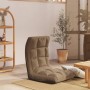 Tumbona de suelo plegable de tela gris taupe de , Sillas de suelo - Ref: Foro24-336593, Precio: 80,19 €, Descuento: %