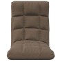 Tumbona de suelo plegable de tela gris taupe de , Sillas de suelo - Ref: Foro24-336593, Precio: 80,19 €, Descuento: %