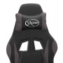 Silla gaming giratoria cuero sintético negro y gris de , Sillones para videojuegos - Ref: Foro24-349571, Precio: 105,25 €, De...