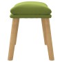 Reposapiés de terciopelo verde claro 45x29,5x35 cm de , Otomanas - Ref: Foro24-341438, Precio: 34,17 €, Descuento: %