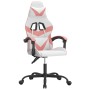 Silla gaming giratoria cuero sintético blanco y rosa de , Sillones para videojuegos - Ref: Foro24-349552, Precio: 104,19 €, D...
