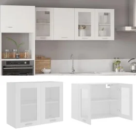 Armario colgante cocina contrachapada blanco 80x31x60 cm de vidaXL, Armarios de cocina - Ref: Foro24-802529, Precio: 80,76 €,...