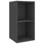 Mueble de pared para TV madera contrachapada gris 37x37x72 cm de , Muebles TV - Ref: Foro24-805473, Precio: 34,73 €, Descuent...