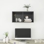 Mueble de pared para TV madera contrachapada gris 37x37x72 cm de , Muebles TV - Ref: Foro24-805473, Precio: 34,73 €, Descuent...