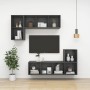 Mueble de pared para TV madera contrachapada gris 37x37x72 cm de , Muebles TV - Ref: Foro24-805473, Precio: 34,73 €, Descuent...