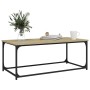 Mesa de centro madera y hierro roble Sonoma 102x50x40 cm de , Mesas de centro - Ref: Foro24-823298, Precio: 46,98 €, Descuent...