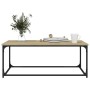 Mesa de centro madera y hierro roble Sonoma 102x50x40 cm de , Mesas de centro - Ref: Foro24-823298, Precio: 46,98 €, Descuent...