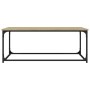 Mesa de centro madera y hierro roble Sonoma 102x50x40 cm de , Mesas de centro - Ref: Foro24-823298, Precio: 46,98 €, Descuent...