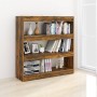 Estantería/divisor de espacios roble ahumado 100x30x103 cm de , Librerías y estanterías - Ref: Foro24-813632, Precio: 90,39 €...