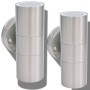 Lámpara de exterior 2 uds acero ascendente/descendente de , Iluminación de exterior - Ref: Foro24-42415, Precio: 54,03 €, Des...