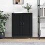 Aparador de madera de ingeniería negro 69,5x34x90 cm de , Aparadores - Ref: Foro24-830189, Precio: 82,89 €, Descuento: %