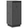 Aparador de madera maciza de pino gris 31,5x34x75 cm de , Aparadores - Ref: Foro24-813354, Precio: 47,09 €, Descuento: %