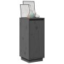 Aparador de madera maciza de pino gris 31,5x34x75 cm de , Aparadores - Ref: Foro24-813354, Precio: 47,09 €, Descuento: %