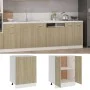 Armario inferior cocina contrachapada color roble 60x46x81,5 cm de vidaXL, Armarios de cocina - Ref: Foro24-801191, Precio: 6...
