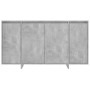 Aparador de madera contrachapada gris hormigón 135x41x75 cm de , Aparadores - Ref: Foro24-809597, Precio: 160,03 €, Descuento: %