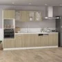 Armario inferior cocina contrachapada color roble 60x46x81,5 cm de vidaXL, Armarios de cocina - Ref: Foro24-801191, Precio: 6...