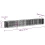 Arriate de gaviones de hierro galvanizado 400x50x50 cm de , Maceteros y jardineras - Ref: Foro24-152028, Precio: 150,09 €, De...