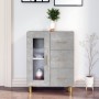 Aparador de madera de ingeniería gris hormigón 69,5x34x90 cm de , Aparadores - Ref: Foro24-812208, Precio: 89,94 €, Descuento: %