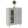 Aparador de madera de ingeniería gris hormigón 69,5x34x90 cm de , Aparadores - Ref: Foro24-812208, Precio: 89,94 €, Descuento: %