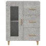 Aparador de madera de ingeniería gris hormigón 69,5x34x90 cm de , Aparadores - Ref: Foro24-812208, Precio: 89,94 €, Descuento: %